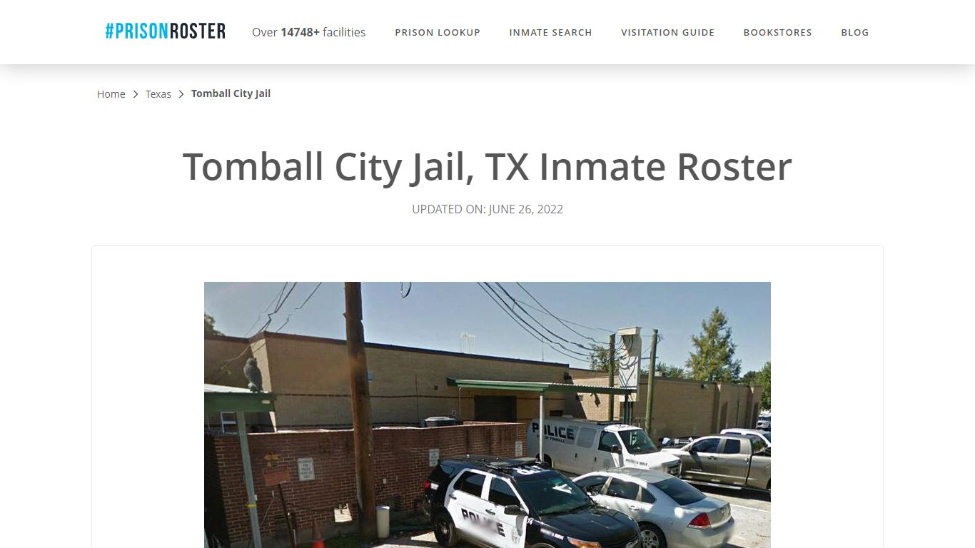 Tomball City Jail, TX Inmate Roster - Prisonroster